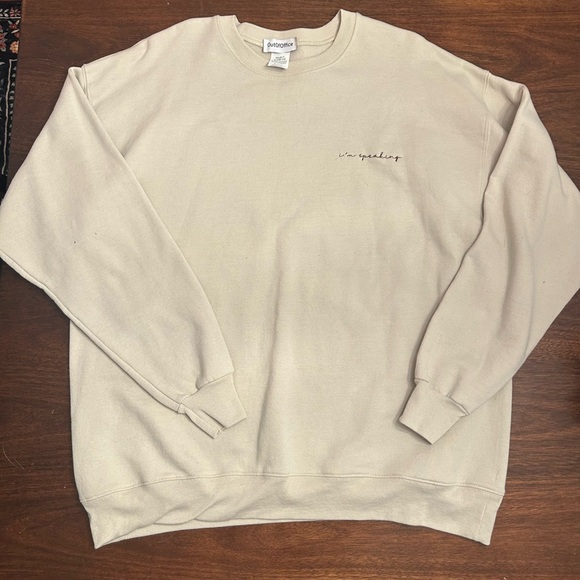 Cream Men's Sweater - Picture 2 of 2